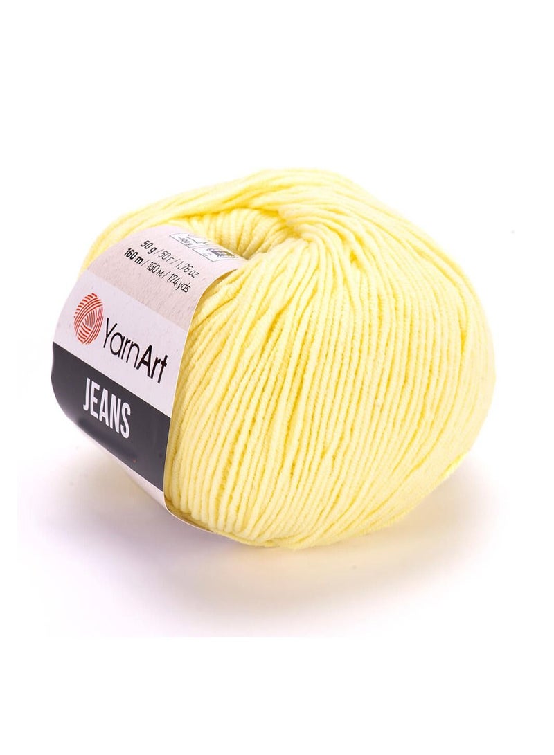 YarnArt Set Of 5 Pcs High Quality Jeans Yarn For Knitting - Image 1
