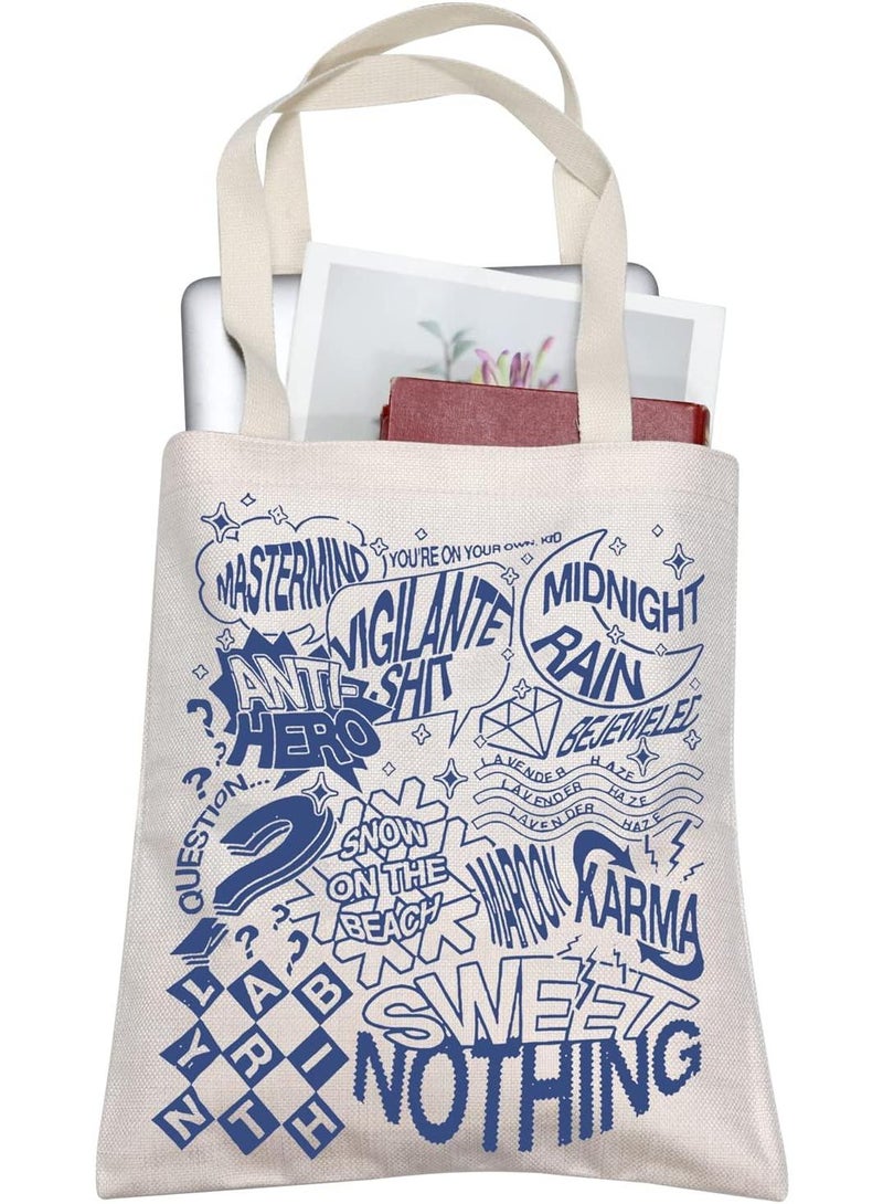Y&D Large Printed Canvas Tote Bag  - Image 5