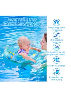 Mordely Inflatable Swimming Ring,RONGYI Baby Swimming Ring Cute Lion Shape with Double Handles Baby Float Cartoon Swim Ring Baby Swim Ring for Boys and Girls Aged 1-3, 50cm  - Image 5