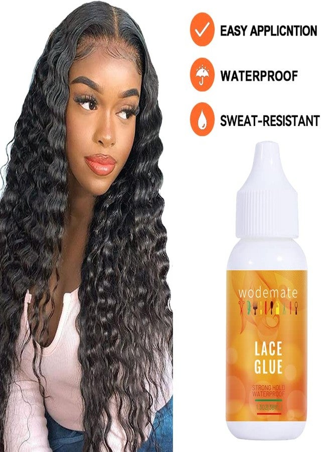 WodeMate Lace Glue for Wigs,Adhesive Waterproof Super Hold Hair Bonding Glue,Invisible for Hair Systems Hairpiece Replacement Poly&Toupee Systems 38ML - Image 4