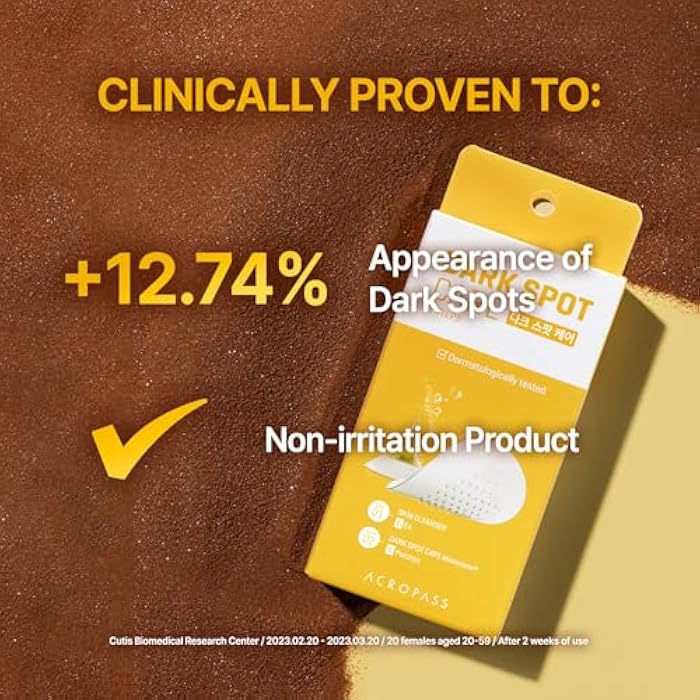 Acropass Microcone Pimple Patch Dark Spot Care - Post-Blemish, Redness, Vitamin C, Niacinamide, Dermatologist Tested, Non-Irritating, Cruelty Free (12 Patches + 12 Cleansers) - Image 2
