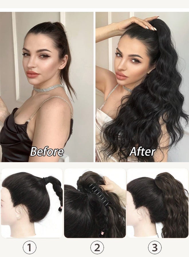 general [Be a Goddess in Seconds] Wavy Ponytail Wig That Looks Like Real Hair - Image 3
