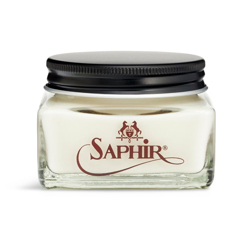 Saphir كريم شمع سافير ميدال دو أور للجلد الكوردوفاني - شمع طبيعي لتلميع الأحذية والجزمة - محايد - Image 1