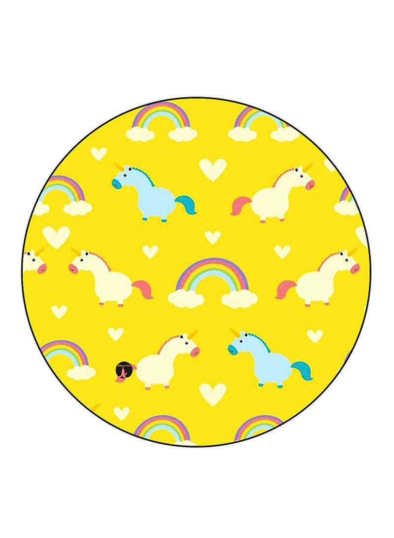 Unicorns Printed Mouse Pad Multicolour