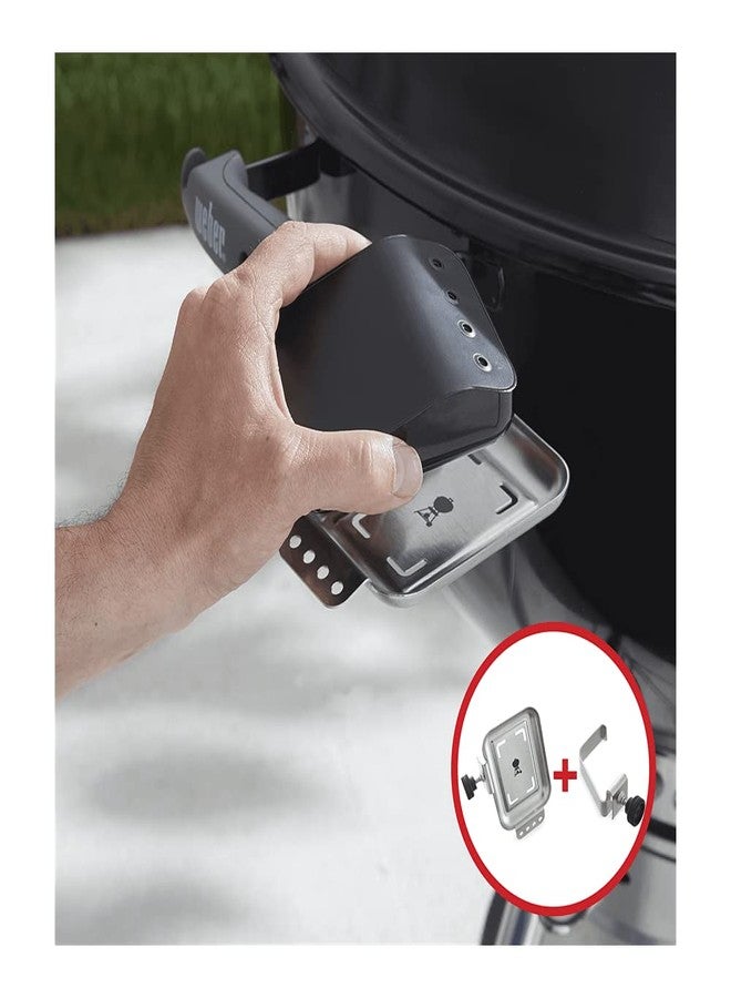 Weber 3254 Connect 6-Piece Thermometer Mounting Kit, Black - Image 2