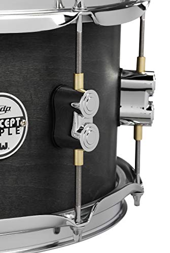 Pacific Drums PDP By DW Black Wax Maple Snare Drum 6.5x14 - Image 3