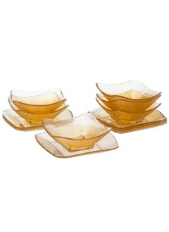 Hospitality set consisting of 6 bowls with 6 dishes for sweets and nuts, and it is multi use