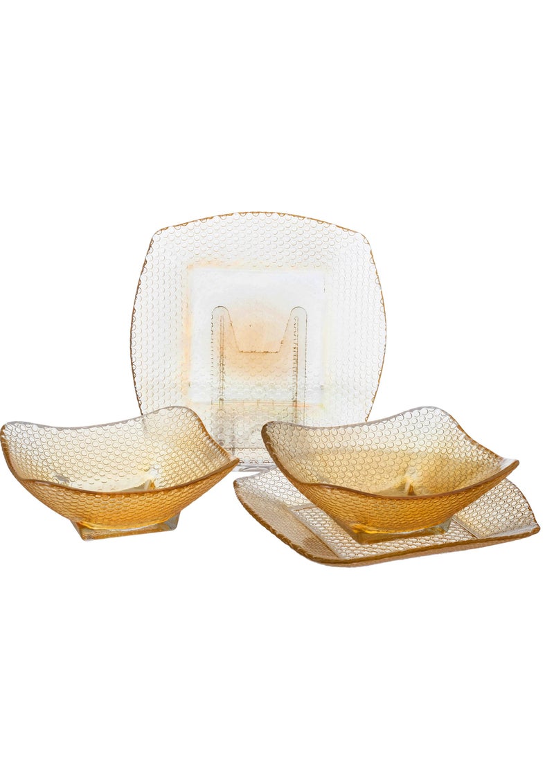 Dania - Hospitality set consisting of 6 bowls with 6 dishes for sweets and nuts, and it is multi use - Image 1
