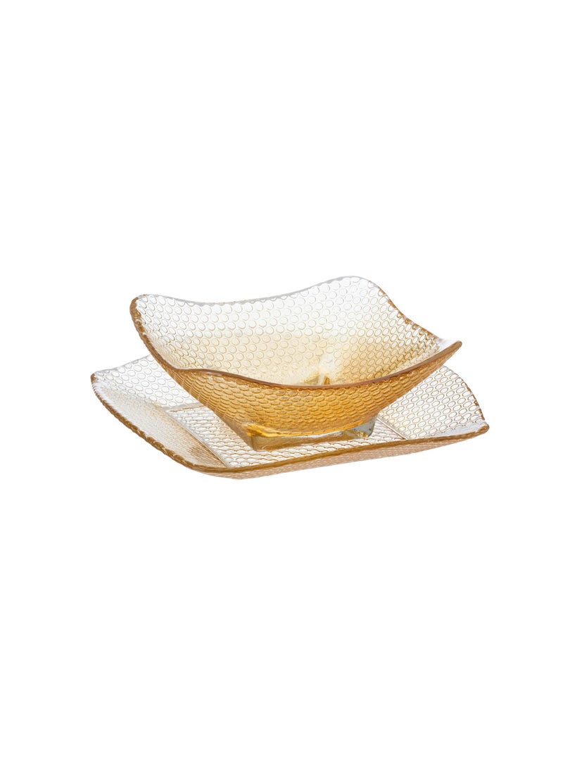 Dania - Hospitality set consisting of 6 bowls with 6 dishes for sweets and nuts, and it is multi use - Image 1