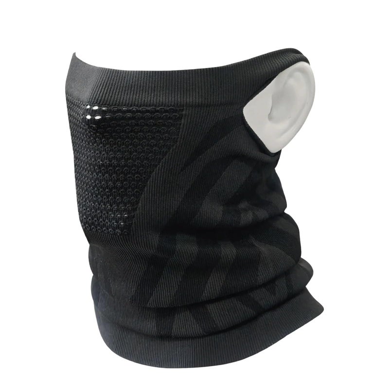 Black Winter Neck Gaiter Balaclava Windproof Face Mask for Ski Snowboard Cycling - Image 2