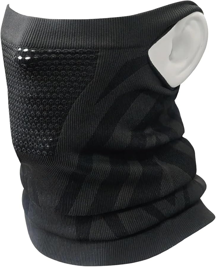 Black Winter Neck Gaiter Balaclava Windproof Face Mask for Ski Snowboard Cycling - Image 1