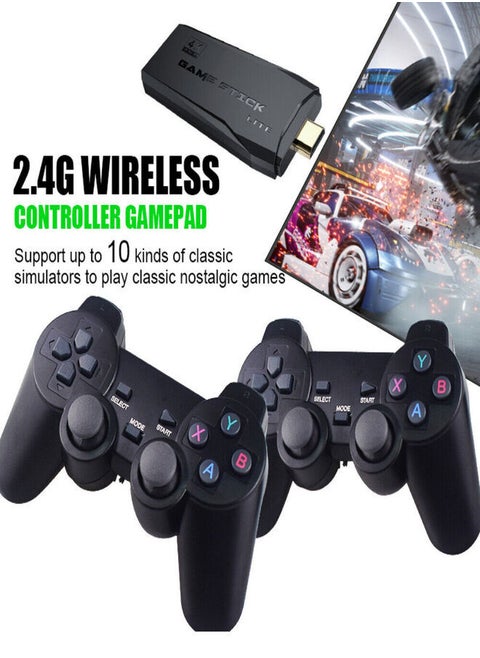 M8 2.4g Wireless Controller Gamepad M8 Built In 10000 Plus Games Hd Tv Game Stick