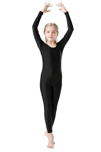 OVIGILY Girls Kids Long Sleeve Dance Unitard Bodysuits Full Body Leotard for Ballet,Gymnastics,Performance,Costumes - Image 2