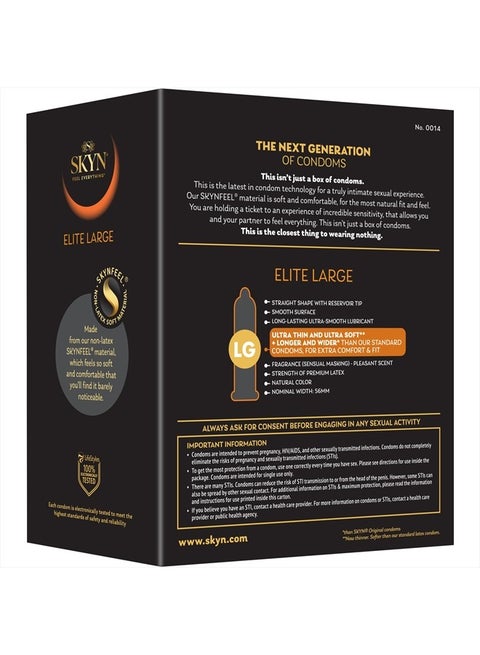 SKYN Elite Large Non-Latex Condoms, 36 Count | Best Price Qatar | Doha
