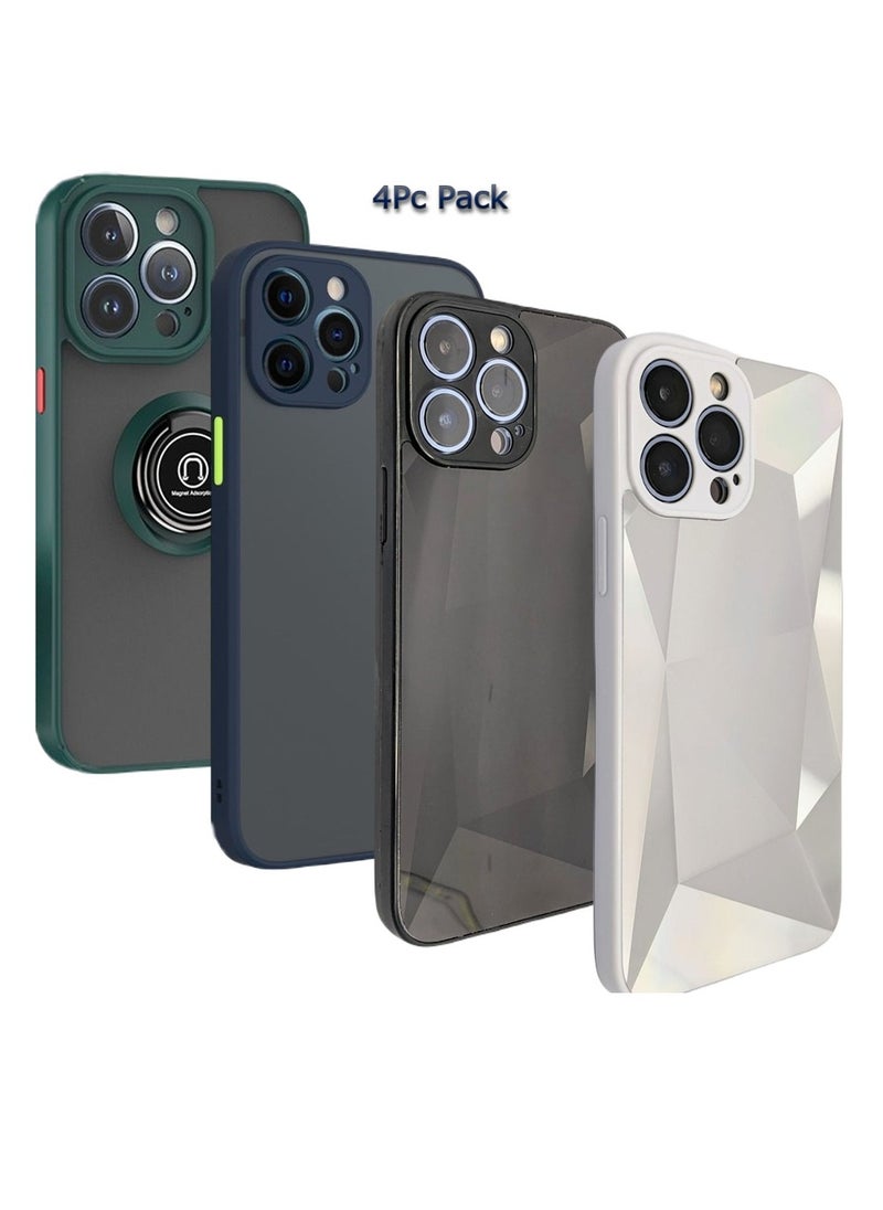 TWEGGON iPhone 13 Pro Case, [4]-Pack Protection Case Set for iPhone 13 Pro 6.1"  - Image 1
