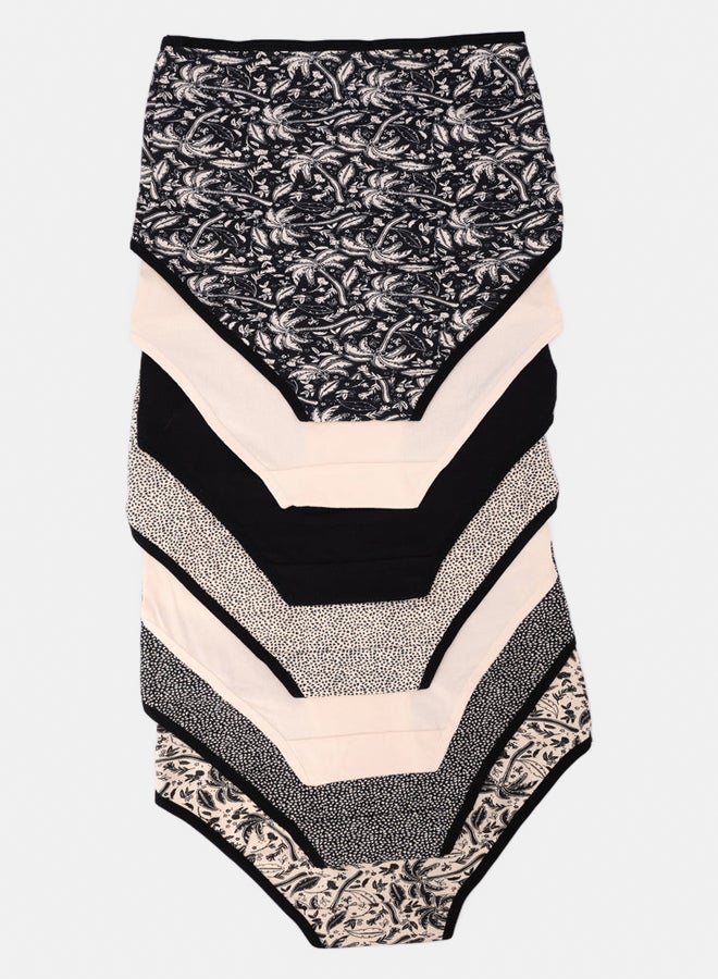 Carina Pack of 7 Colored Full Brief Panties - Image 3