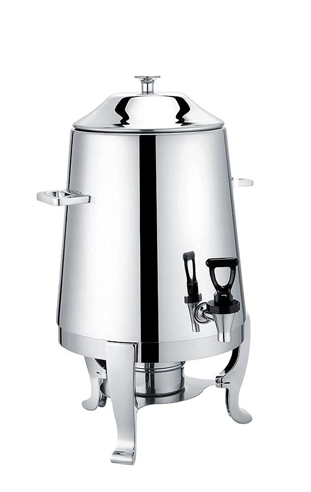 Shoppers Hub PNQ Stainless Steel 10 litres Multipurpose Tea Coffee Dispenser Urn Container with Stand and Gel Based SS Bottom Container for Use in Cafes, Hotels, Catering, Resorts and Parks  - Image 2