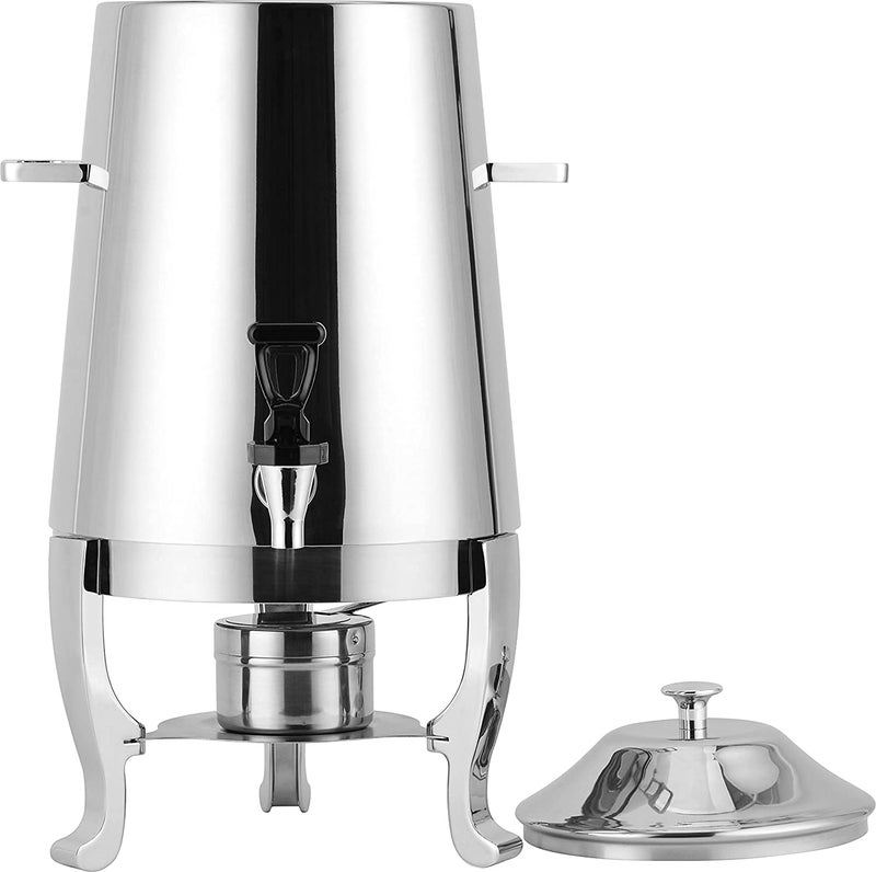 Shoppers Hub PNQ Stainless Steel 10 litres Multipurpose Tea Coffee Dispenser Urn Container with Stand and Gel Based SS Bottom Container for Use in Cafes, Hotels, Catering, Resorts and Parks  - Image 4