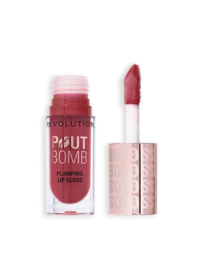 REVOLUTION Pout Bomb Plumping Lip Gloss - Image 1
