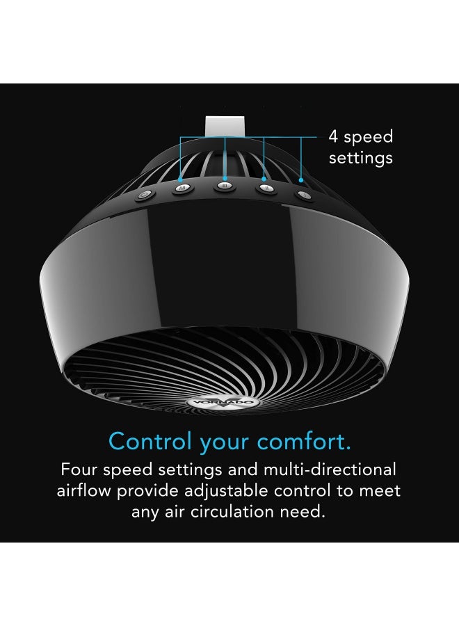 Vornado Vornado 660 Large Whole Room Air Circulator Fan With 4 Speeds And 90 Degree Tilt 660 Large Black  - Image 3