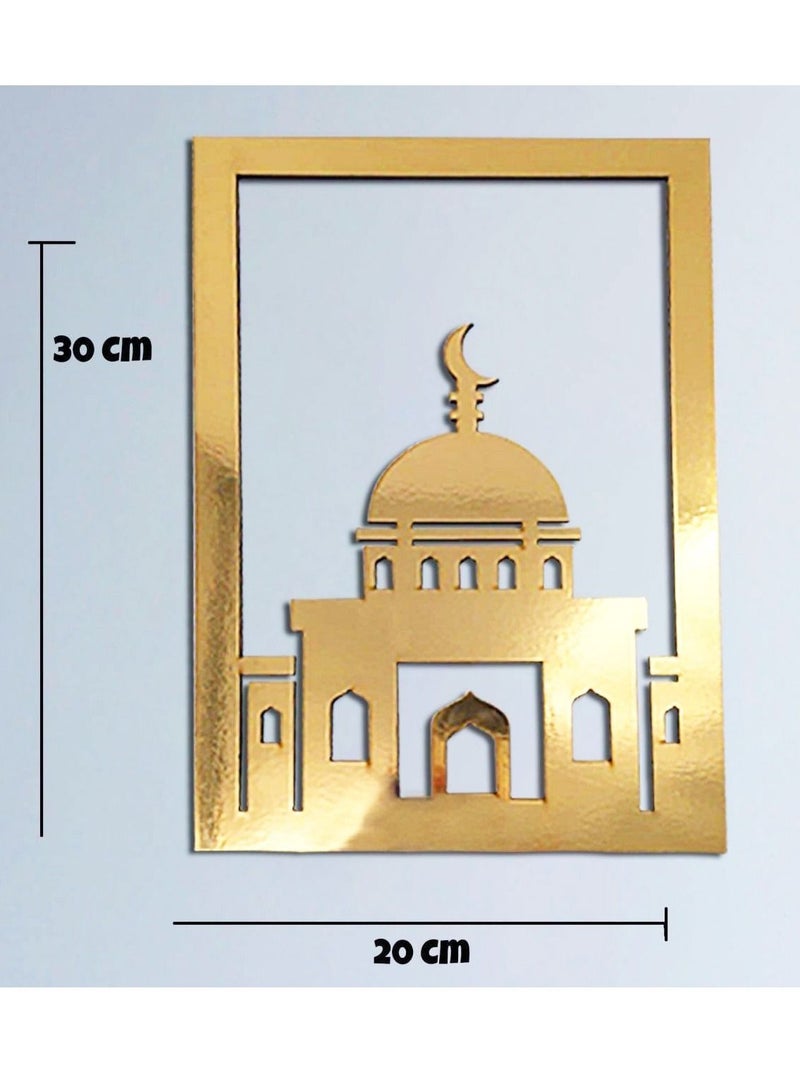 تابلوه رمضان ( الكعبه و المسجد النبوي و قبة الصخره القدس )  - Image 4