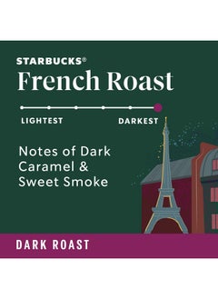 Starbucks Starbucks K-Cup Coffee Pods, Dark Roast Coffee, French Roast for Keurig Brewers, 100% Arabica, 4 boxes (96 pods total)  - Image 3
