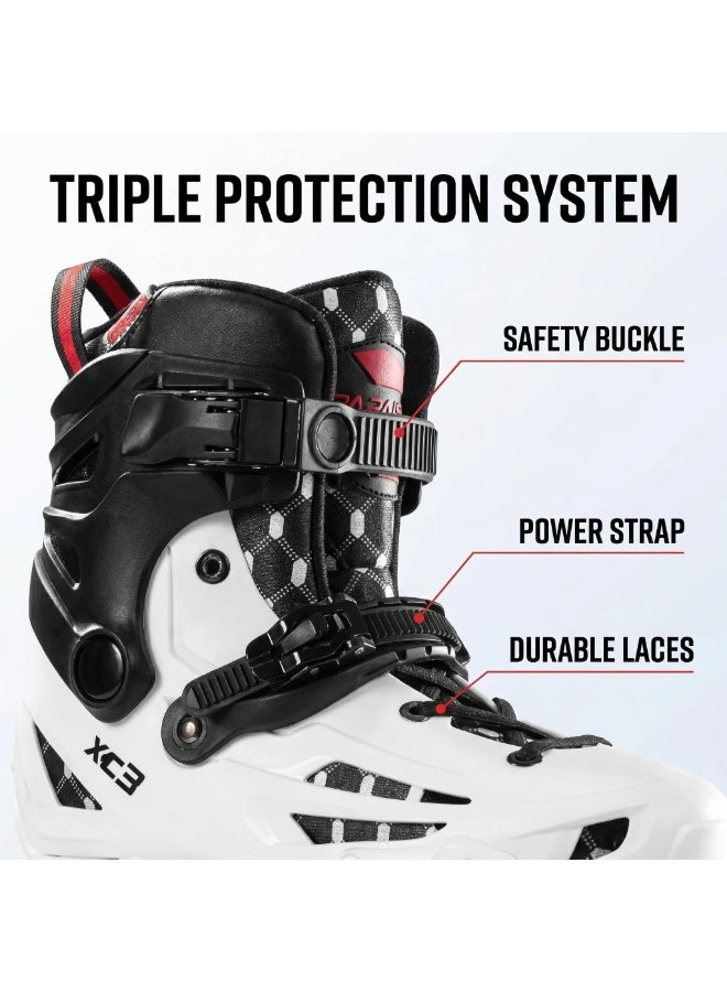 PAPAISON Premium Performance Inline Skates for Adults – Upgraded High-Speed Bearings, Breathable Memory Foam Lining, Durable Carbon Fiber Frame – Ideal for Fitness, Urban Skating & Speed Training - Image 5