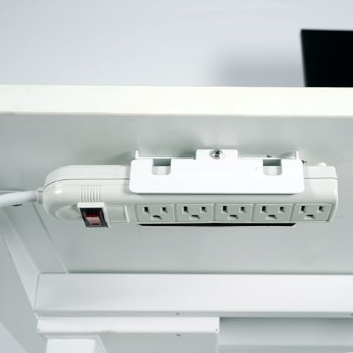 Monzlteck Universal Power Strip Mount - Under Desk or Wall - Fits 1.6" to 2.4" Width - Image 4
