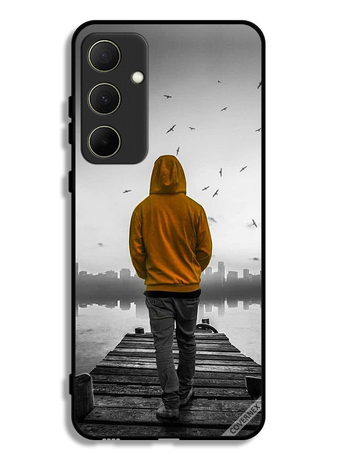 Covernex Samsung Galaxy A35 5G Protective Case Cover Sad Boy Walking - Image 1