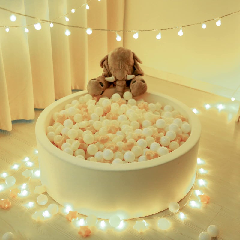 Trendplay Star Ball Pit Balls للأطفال الصغار - 100 Count Star Balls أشكال مختلفة غير سامة من البلاستي - Image 4