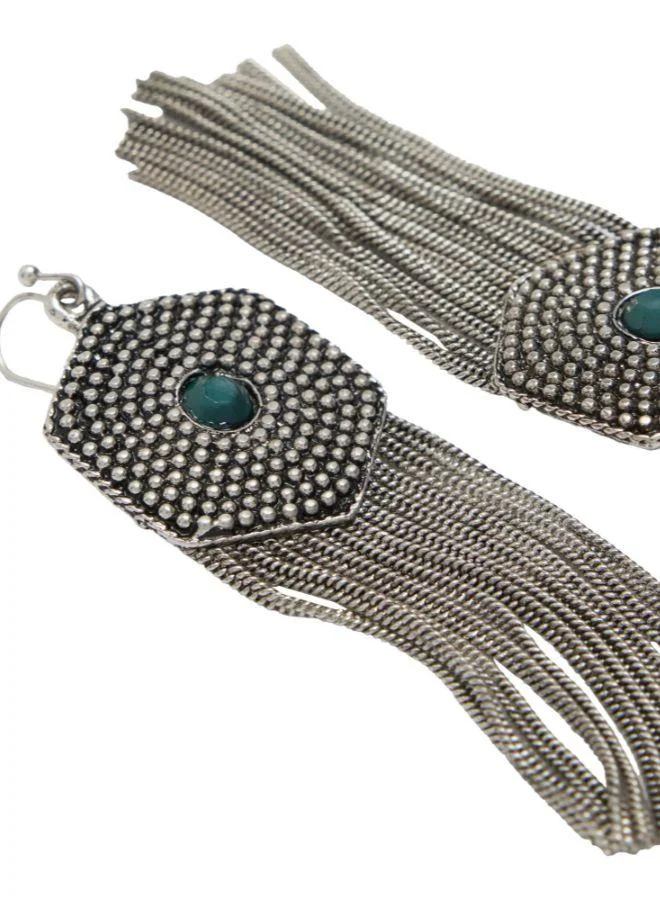 PARFOIS Maxi Hexagonal Earrings