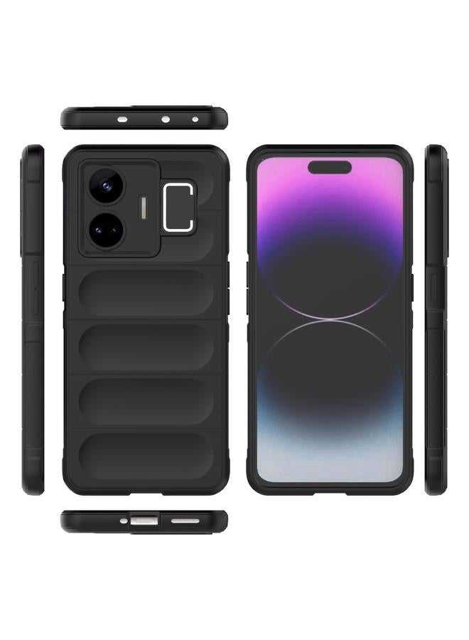 اس-توب جراب لهاتف Realme GT Neo 5 5G Magic Shield TPU + جراب هاتف من الفلانيل - Image 3