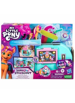my little Pony Playset Sunny Starscout Smoothie Truck Set Hoof To Heart Pony Doll Toys For Girls And Boys 5 Years Old+  - Image 3