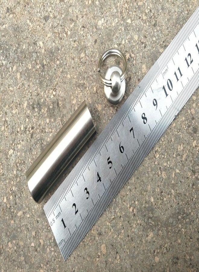 EKLOEN Stainless Steel Mini Waterproof Pill Case,Capsule Seal Case Holder Container for Outdoor Sports - Image 4