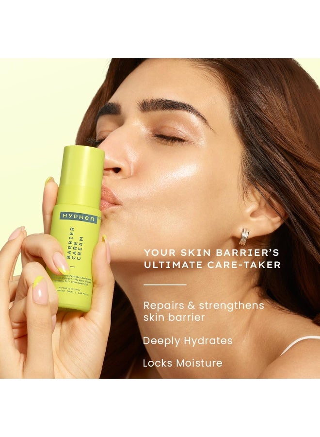 Hyphen 2% Ceramide-Peptide Complex Barrier Repair Face Moisturizer- Normal to Dry Skin | Lightweight Gel Cream, Oil-Free Hydration for dry skin | Non-Comedogenic Non Sticky Cream for Women, Men -50ml - Image 2