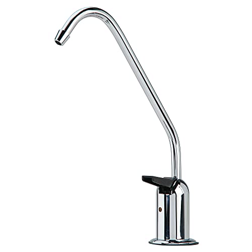Watts Premier Standard Air Gap Auxiliary Faucet with 1/4" Supply Tubing Connection for RO Reverse Osmosis Water Filtration Systems, Touch N'Flow Spring Loaded Handle, Chrome - Image 4