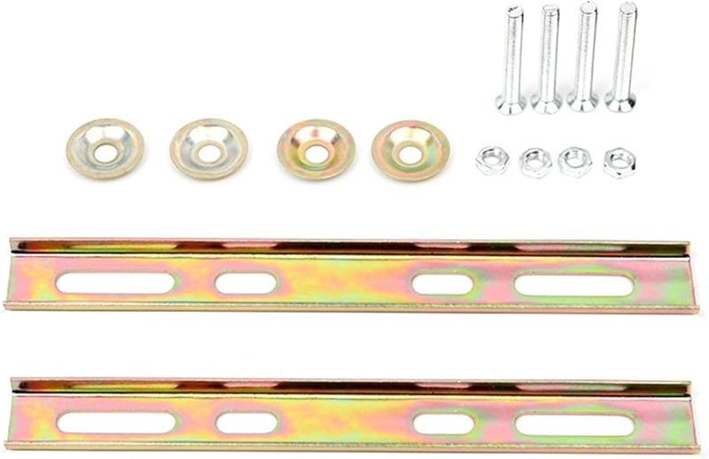 Motorcycle Tail Box Bracket High Strength Metal Base Plate With Spacer Screw - Image 1