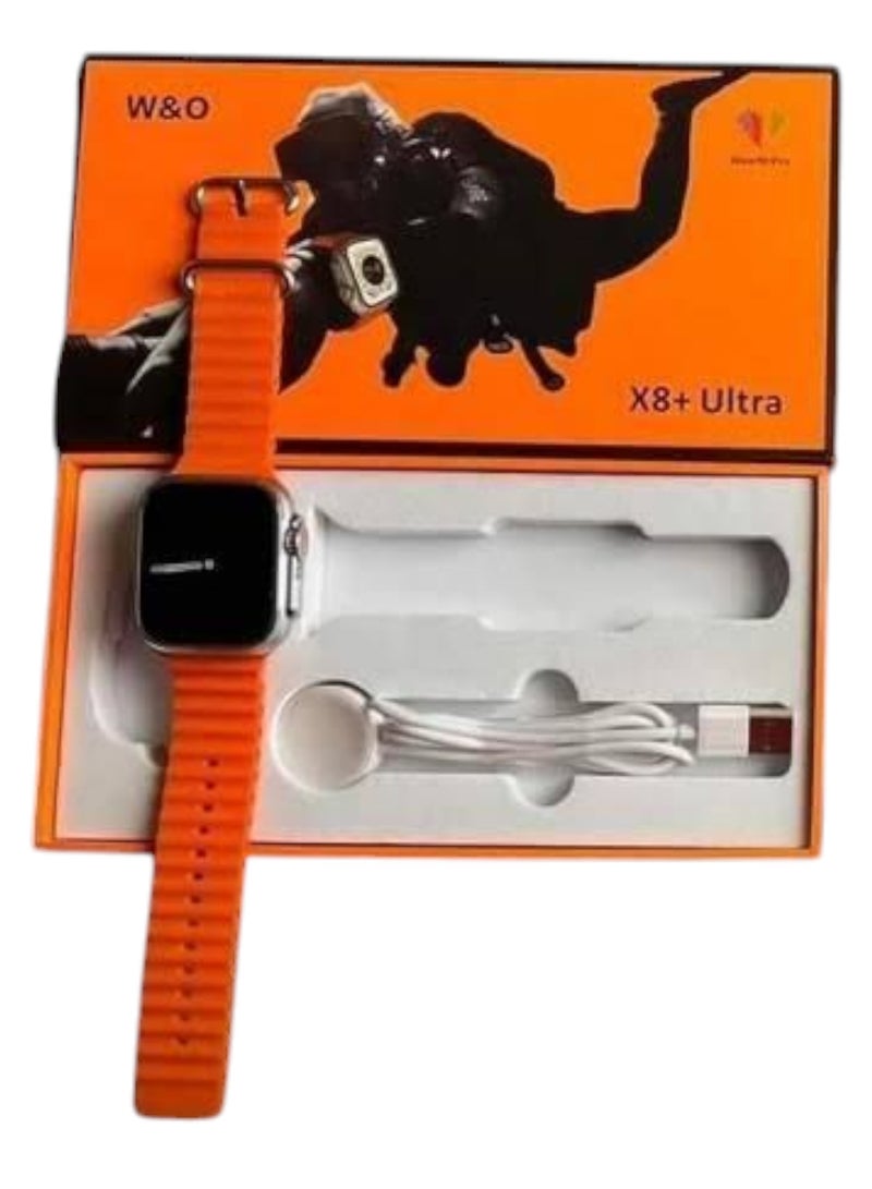 W&O X8+ Ultra Gen 8 (Orange) Certified Wireless Charger with Wearfit Pro App - Image 1