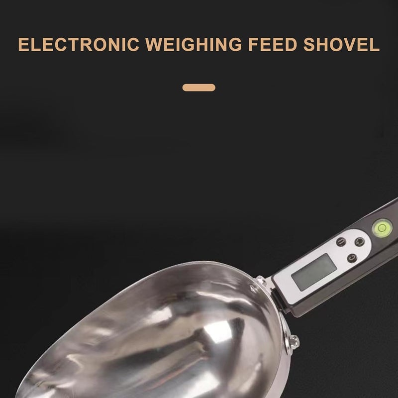 Practical Digital Measuring Spoon For Poultry And Pet Food With 5kg Capacity And Comfortable Grip Handle Design LED Display Spoon Scale - Image 2