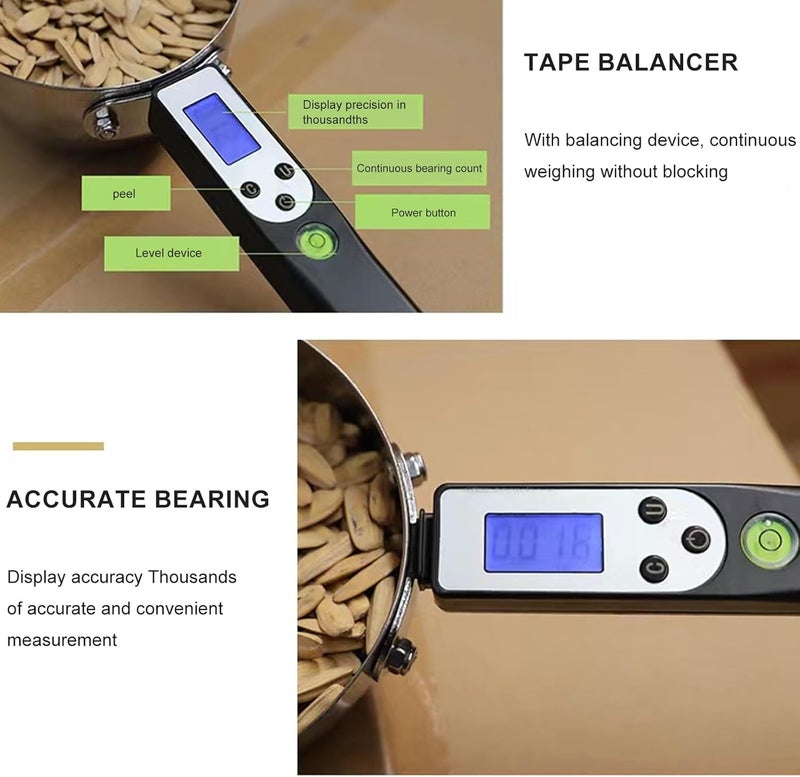Practical Digital Measuring Spoon For Poultry And Pet Food With 5kg Capacity And Comfortable Grip Handle Design LED Display Spoon Scale - Image 5