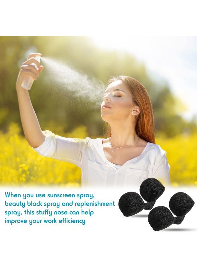 Nuanchu 30 Pieces Disposable Nose Filters Spray Tanning With Softness Sponge Nose Filter for Sunless Nosebleed Airbrush Tanning - Image 3