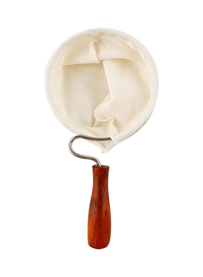 NIBEMINENT Wooden Infuser Filter White/Brown 17.8x4x8.8cm - Image 1