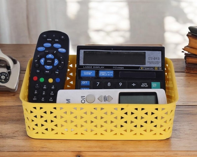 CSM® Storage Baskets for Stationery, Cosmetics, Medicines, Kitchen Tools or Cutlery- Set of 5 Baskets(L*B*H = 20cm* 13cm* 5.5cm) - Image 4
