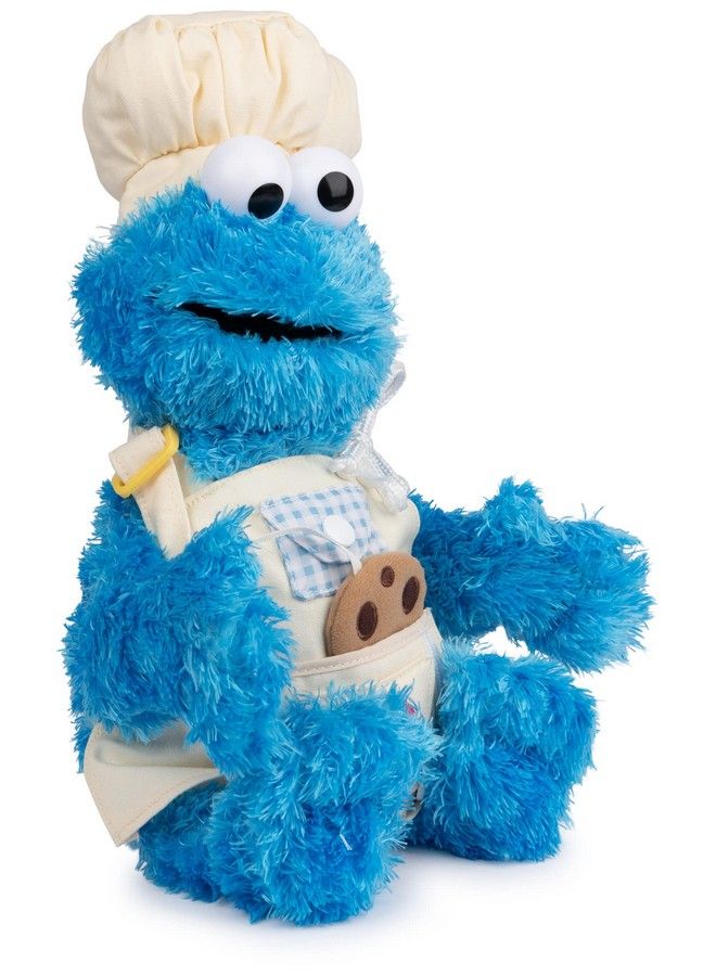 GUND Sesame Street Official Cookie Monster Teach Me Plush Premium Plush Toy For Ages 1 & Up Blue 15” - Image 5
