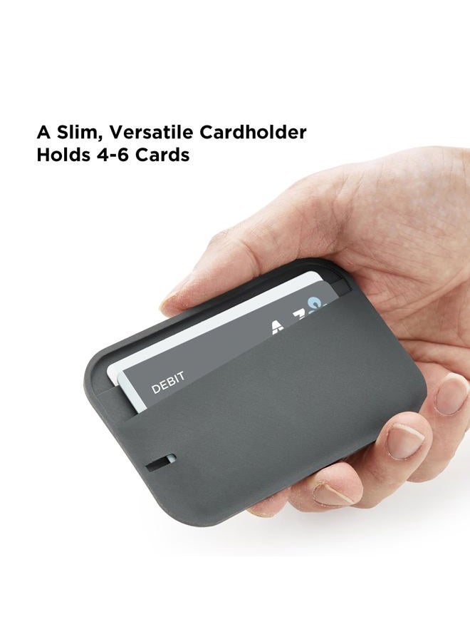 ALPAKA HUB Cardholder - Waterproof and Versatile Card Wallet - Front Pocket for ID Tag or Transport Card - Back Pocket Holds 2 to 4 Cards - Includes HUB Clip - Image 2
