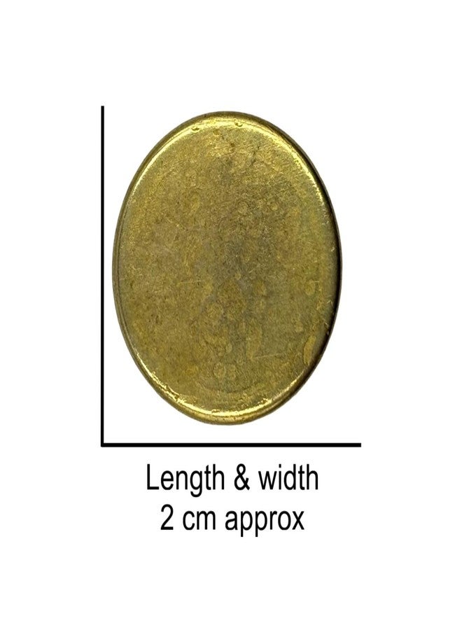 REENA Big 20mm Plain Golden 10pc Jeans Button Pack of 10 No Sew Jeans Tack Buttons 20 mm Show Jeans Glossy Buttons Hammer on Set with Rivets (Big 20mm Plain Golden 10pc) - Image 2