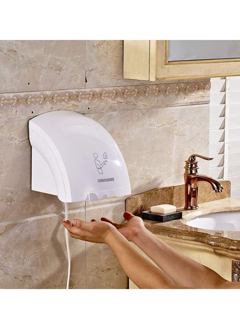LACOT GENERAL TRADING LLC Electric Automatic Hand Dryer, Hotel Home Infared Sensor Hand Dryer, 220V 1800W-White, for The Hotel  - Image 3