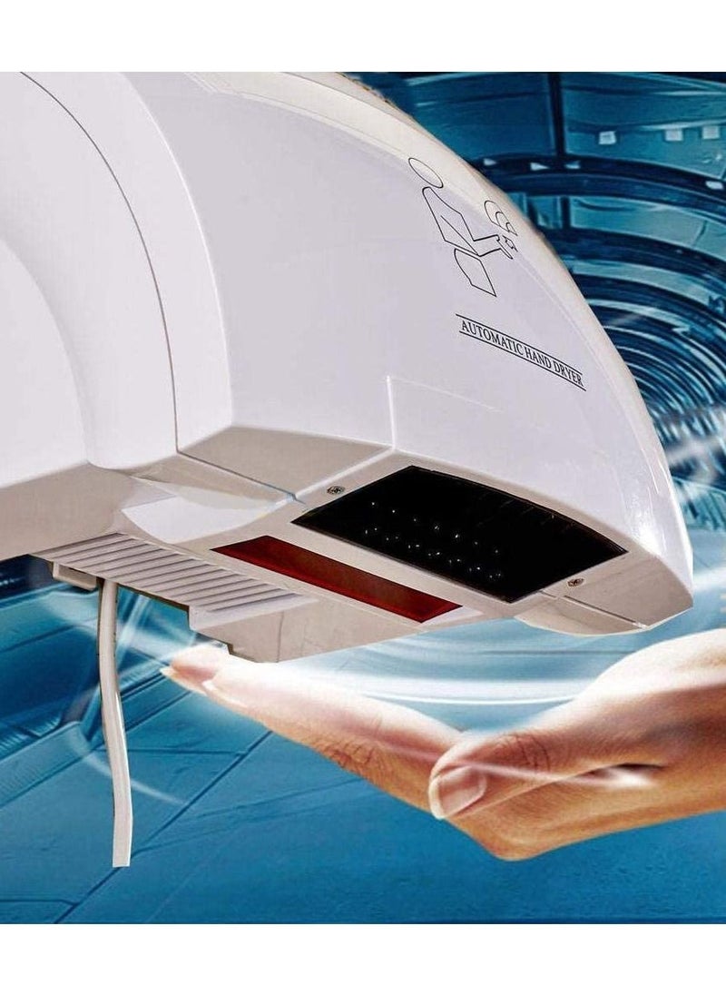 LACOT GENERAL TRADING LLC Electric Automatic Hand Dryer, Hotel Home Infared Sensor Hand Dryer, 220V 1800W-White, for The Hotel  - Image 5