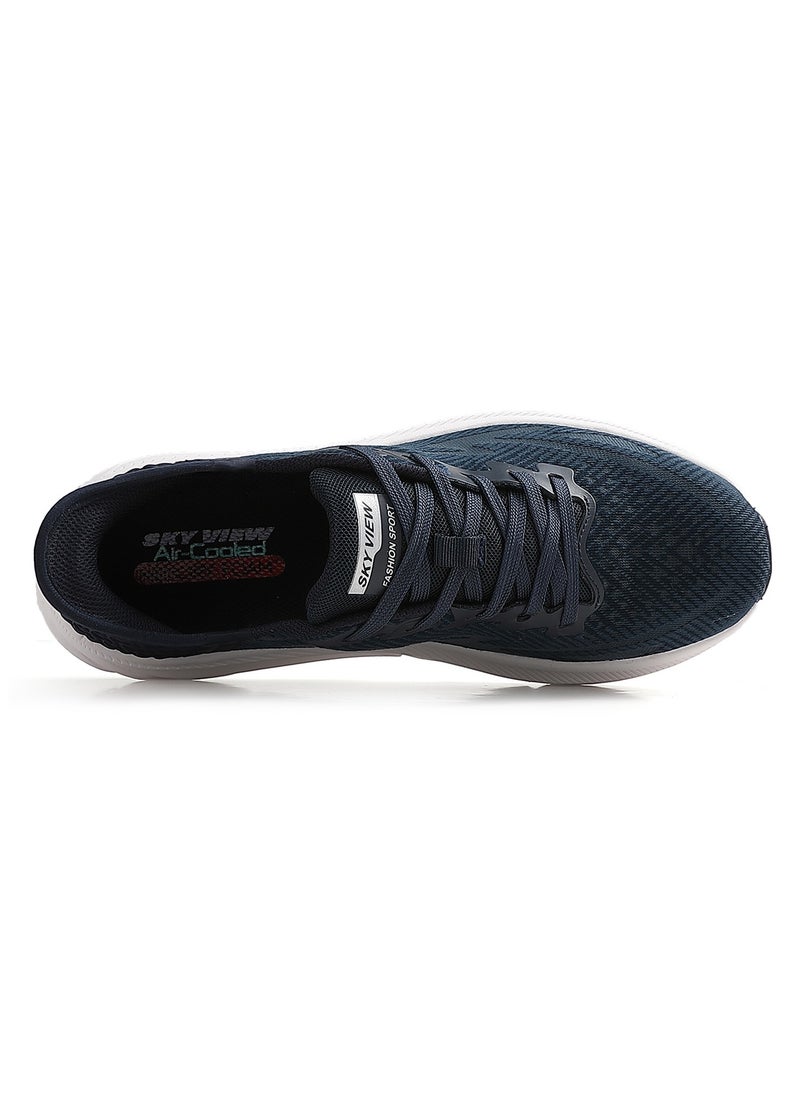 Sky View Athlesiure Supportive Men And Women Hands Free Slip-ins Running Shoes Unisex Cushioned Breathable Athletic Fashion Sneakers Non Slip Walking Tennis Shoes Blue  - Image 5