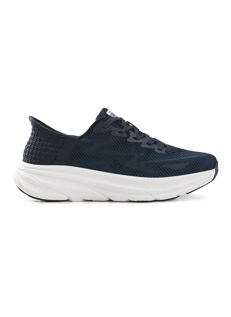 Sky View Athlesiure Supportive Men And Women Hands Free Slip-ins Running Shoes Unisex Cushioned Breathable Athletic Fashion Sneakers Non Slip Walking Tennis Shoes Blue  - Image 2